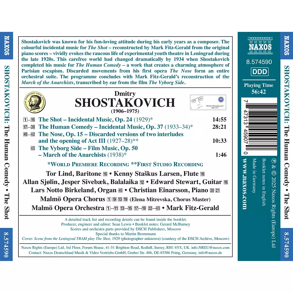 Shostakovich: Incidental Music, Film Music & Others