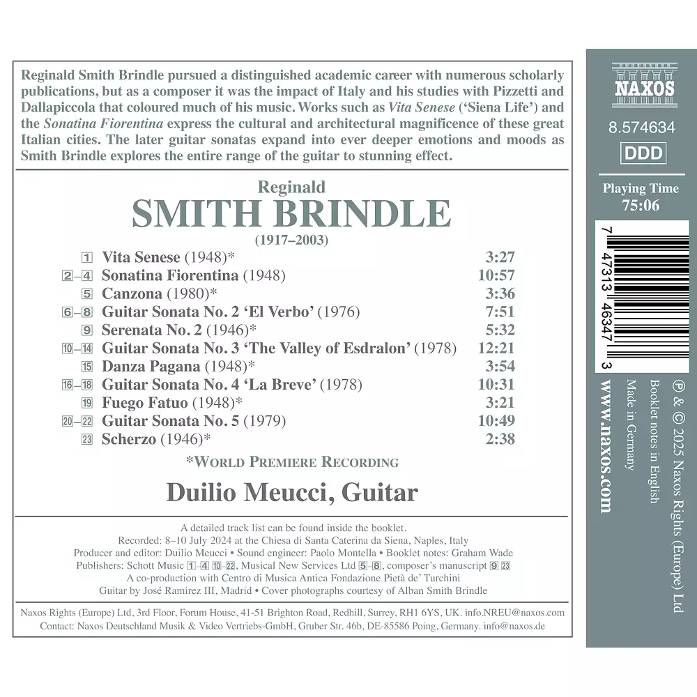 Smith Brindle: Complete Works for Solo Guitar, Vol. 2