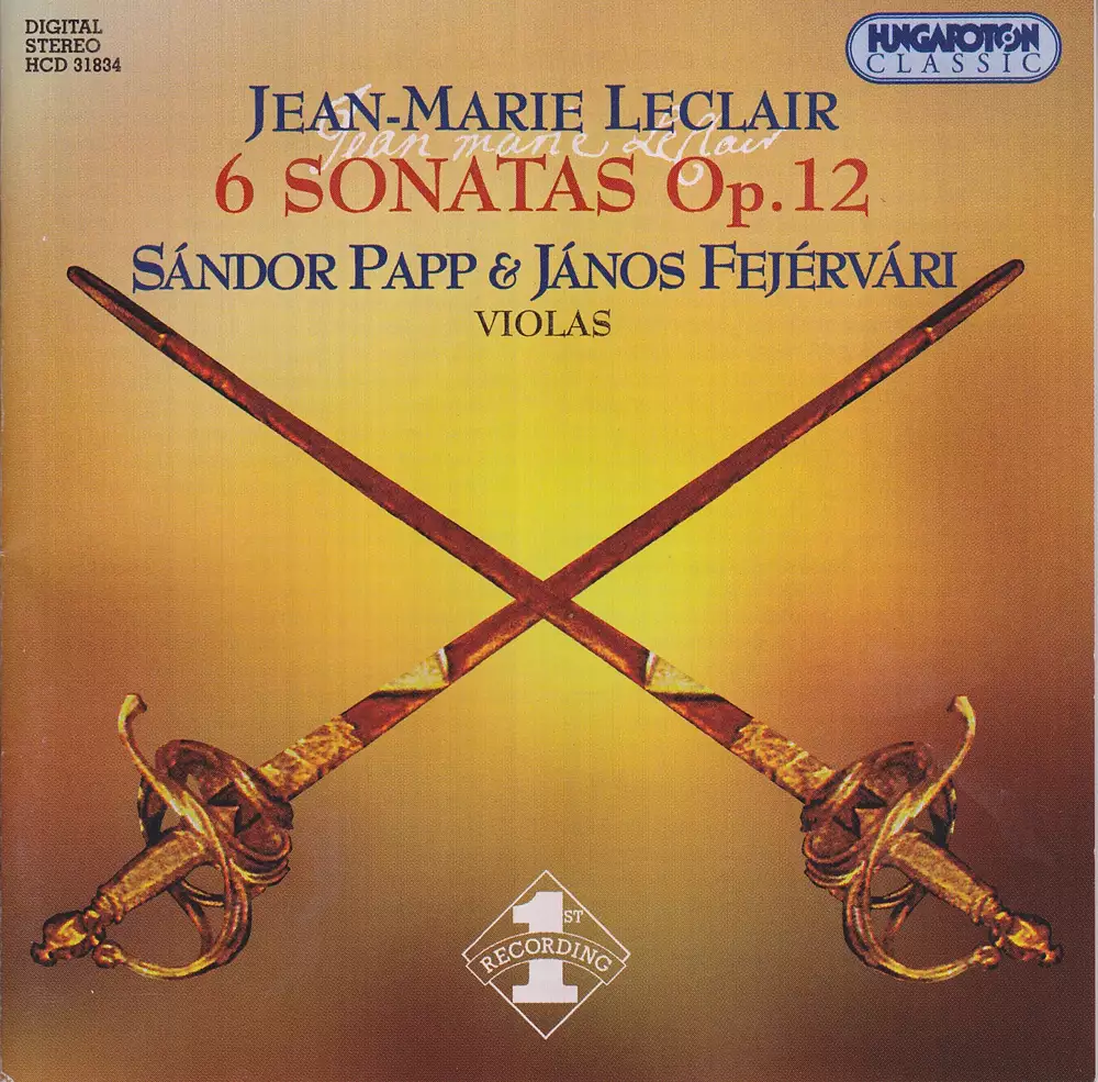 Leclair: Second Livre De Sonates, Op. 12