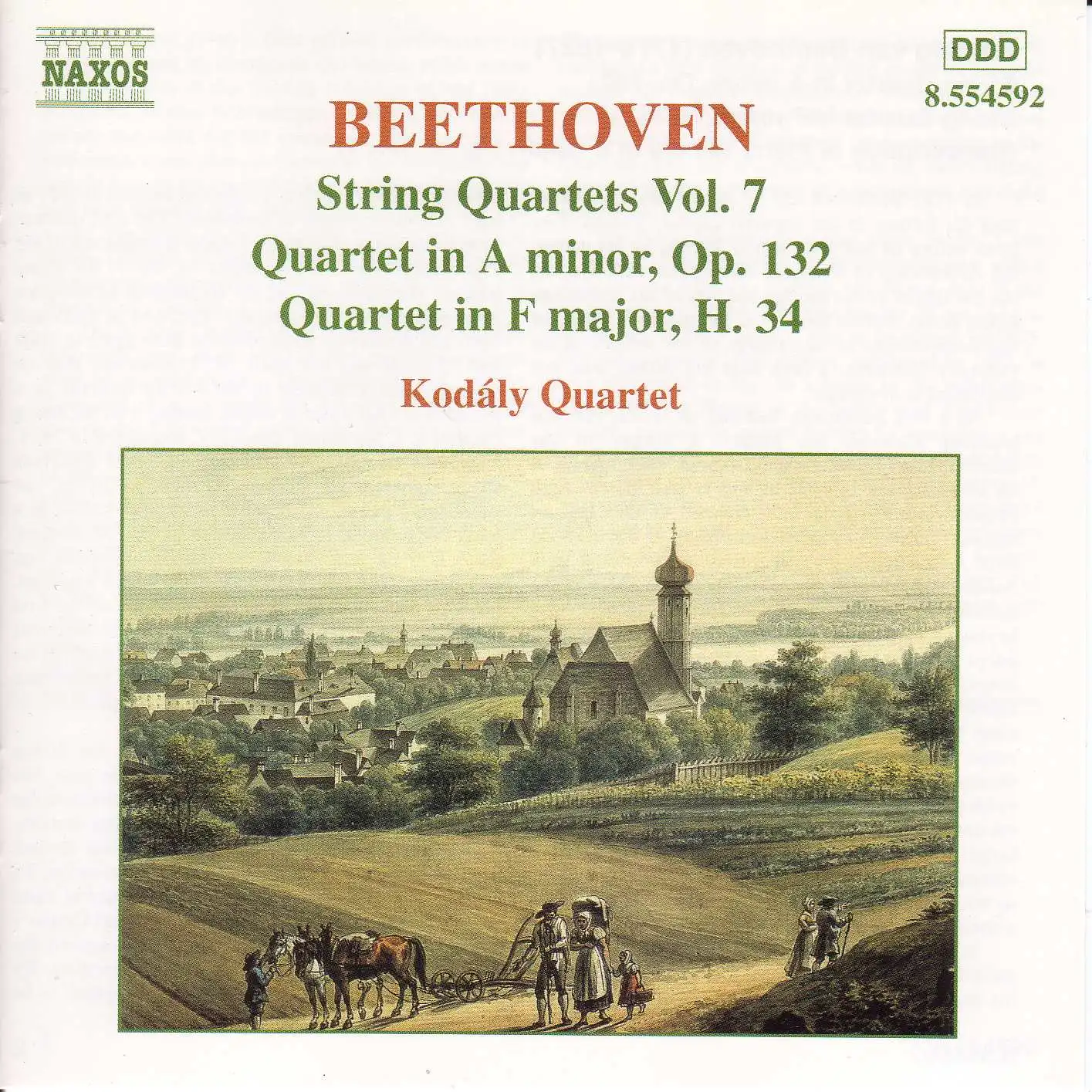 Beethoven: String Quartets Op. 132 and H. 34