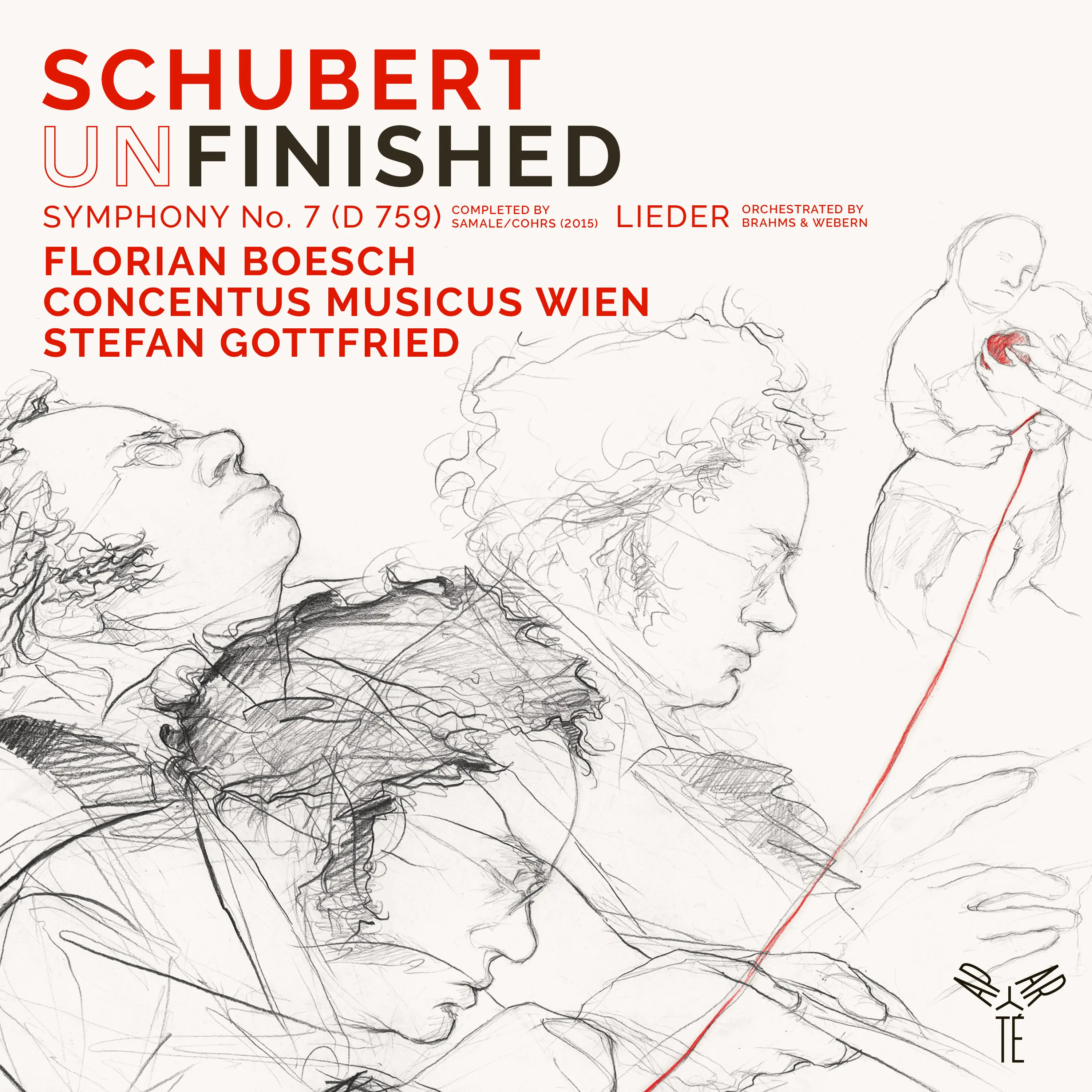 Schubert: Symphony No. 7 in B-Flat Major, D. 759 "Unfinished", Lieder (Orchestrated by Webern, Brahms)