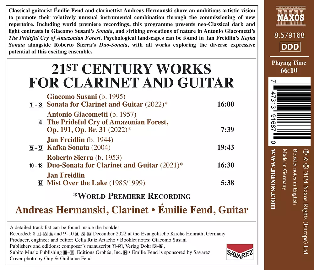 21st Century Works for Clarinet & Guitar