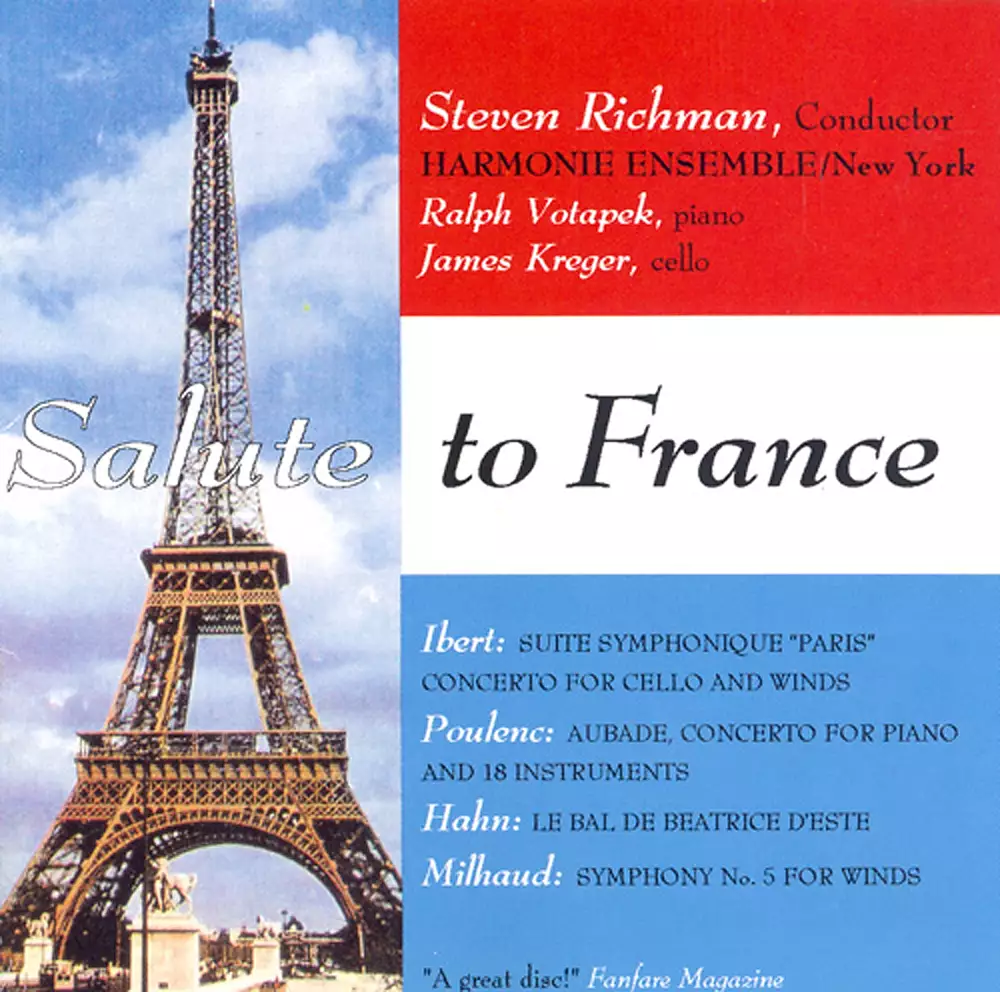Hahn: Le Bal De Beatrice D'Este / Milhaud: Symphonie De Chambre No. 5 / Ibert: Cello Concerto / Suite Symphonique, "Paris" / Poulenc: Aubade
