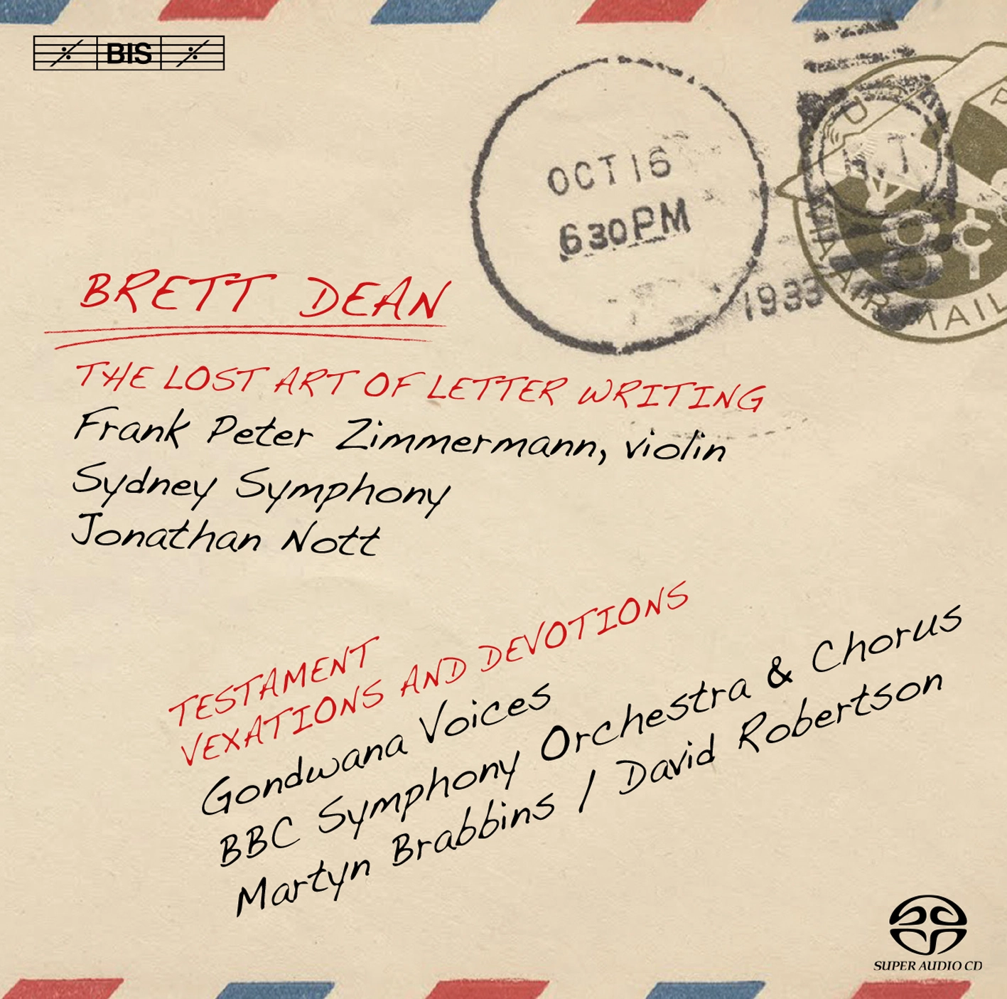 Brett Dean - The Lost Art of Letter Writing