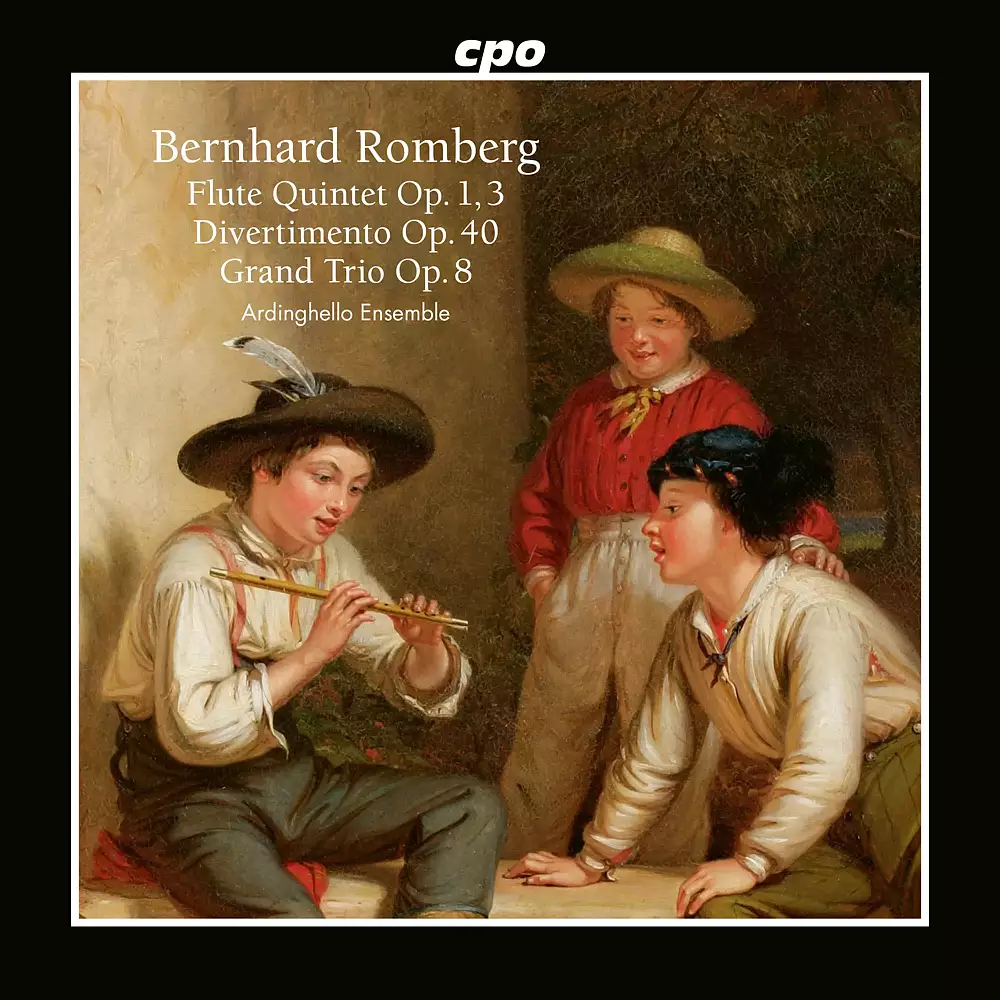 Bernhard Romberg: Flute Quintet Op. 1, 3 - Divertimento Op. 40 - Grand Trio Op. 8