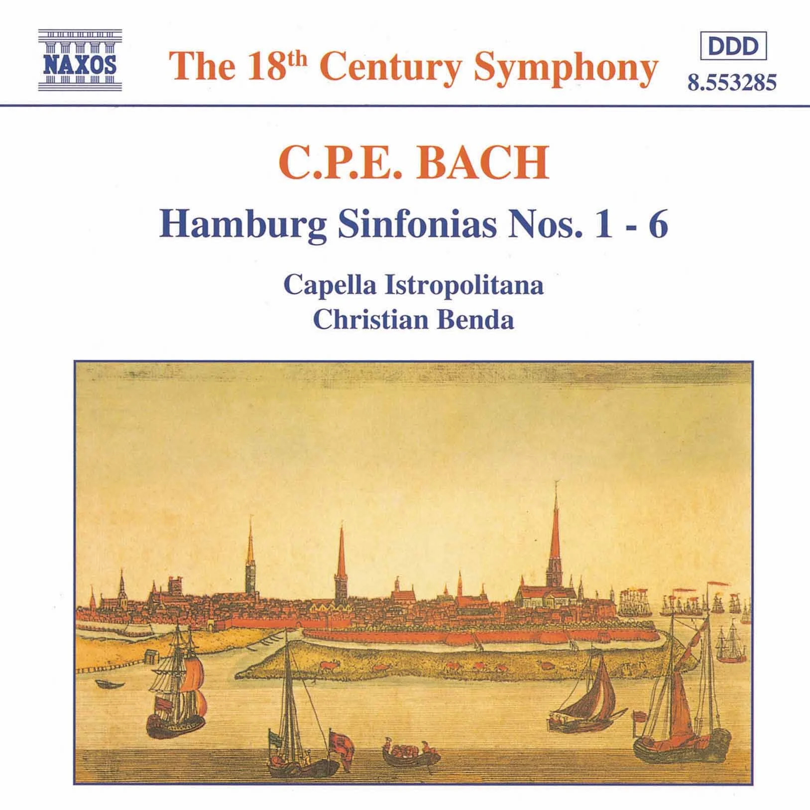 Bach, C.P.E.: Hamburg Sinfonias Nos. 1 - 6, Wq. 182