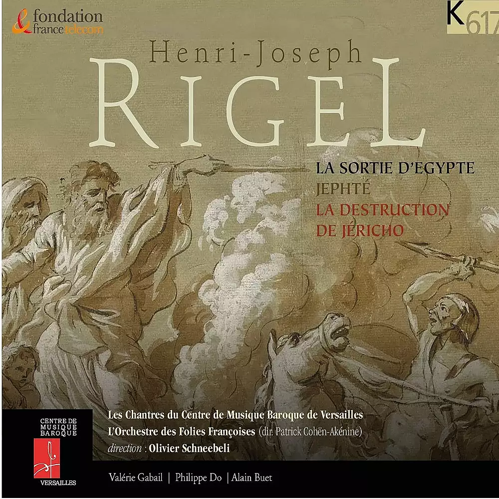 Rigel: Jephté, La sortie d'Egypte, La destruction de Jericho