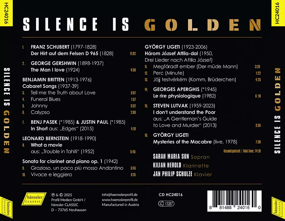 Silence is gold