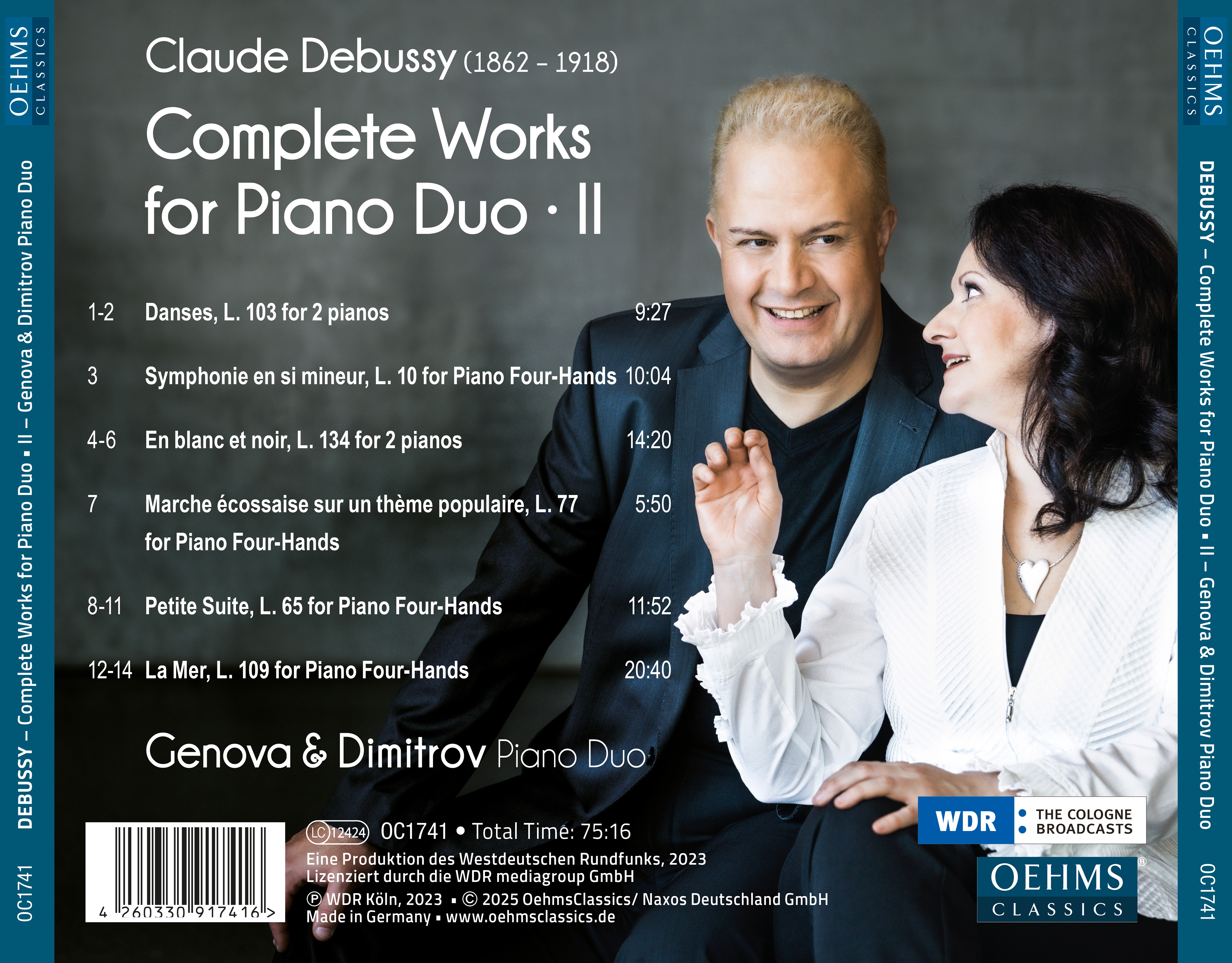 Debussy - Complete Works for Piano Duo Vol. 2
