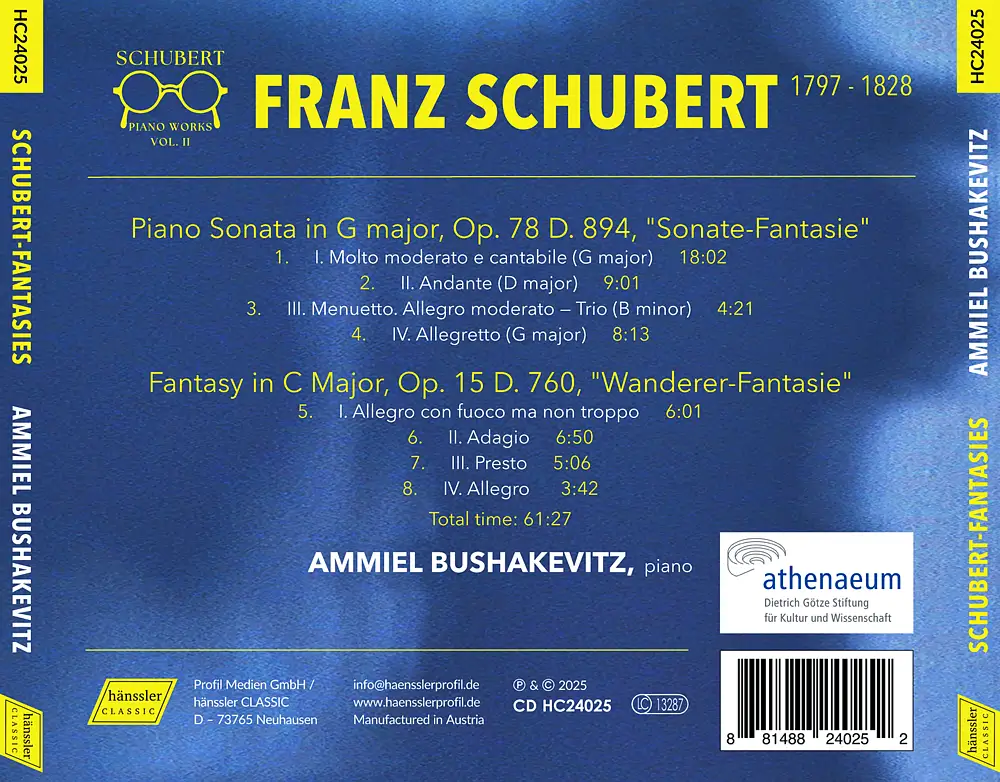 Franz Schubert - Piano Works Vol. II - Fantasies