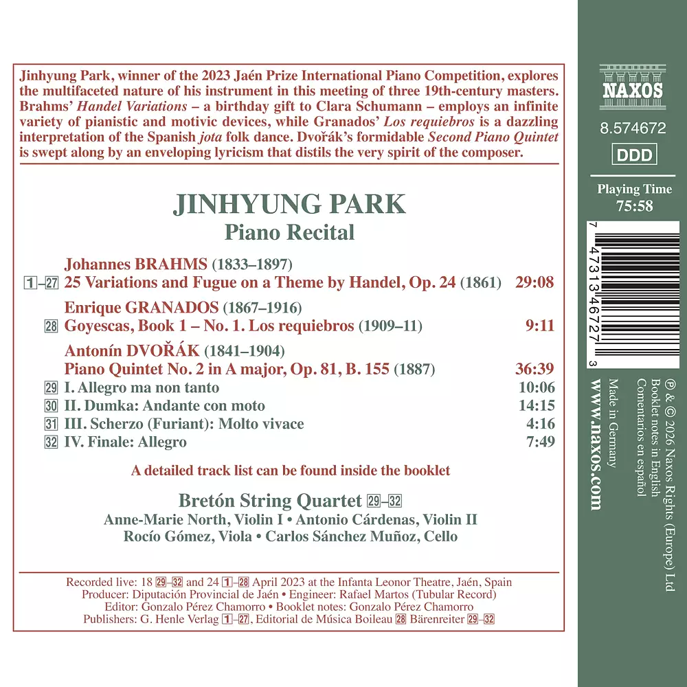 Jinhyung Park Piano Recital
