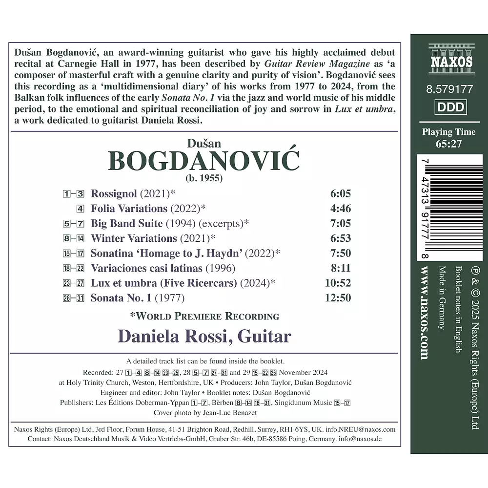 Bogdanović: Guitar Works