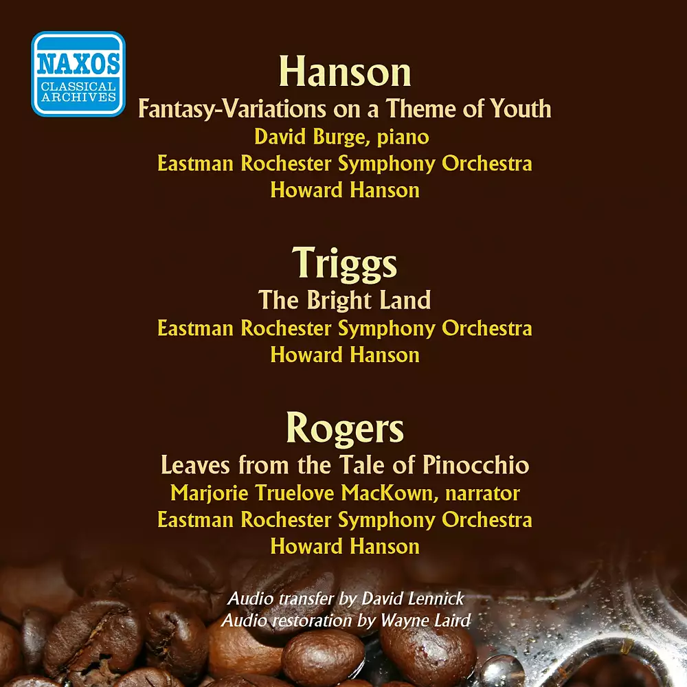 Rogers: Fantasy-Variations on a Theme of Youth - The Bright Land - Leaves from the Tale of Pinocchio (Recorded 1956)