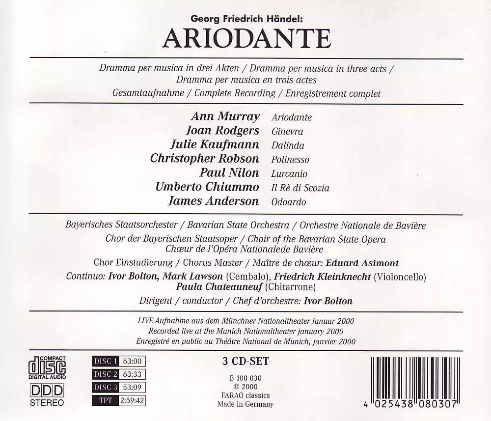 Händel: Ariodante