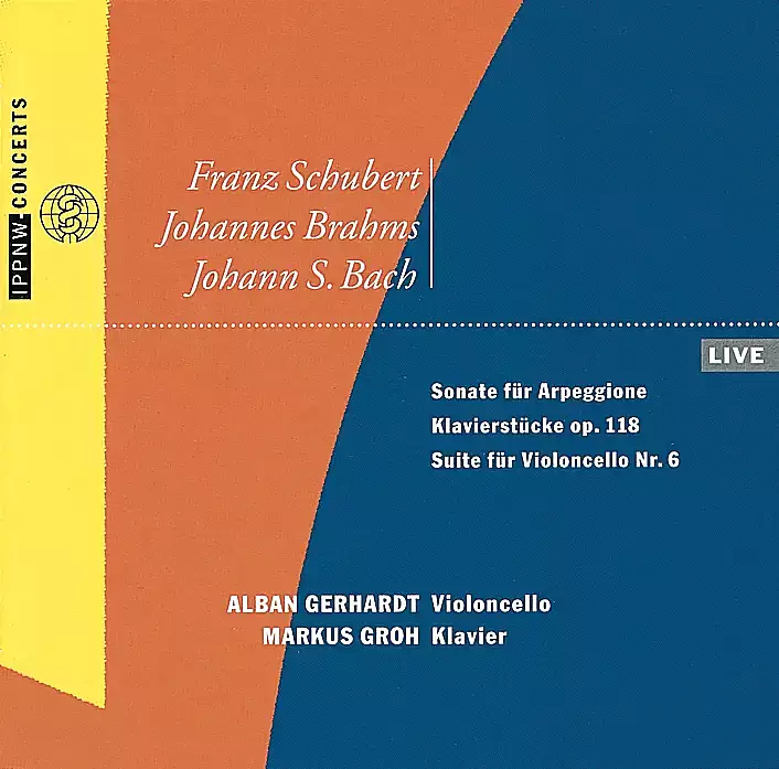 Schubert: Arpeggione Sonata arr. for Cello and Piano / Brahms: Klavierstücke Op.118 / Bach: Cello Suite No.6 BWV 1012