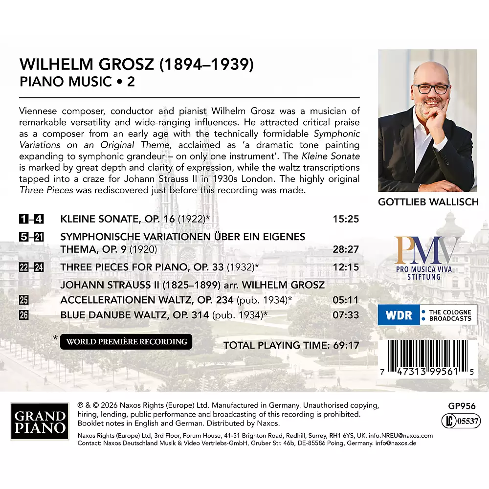 Grosz: Piano Music, Vol. 2
