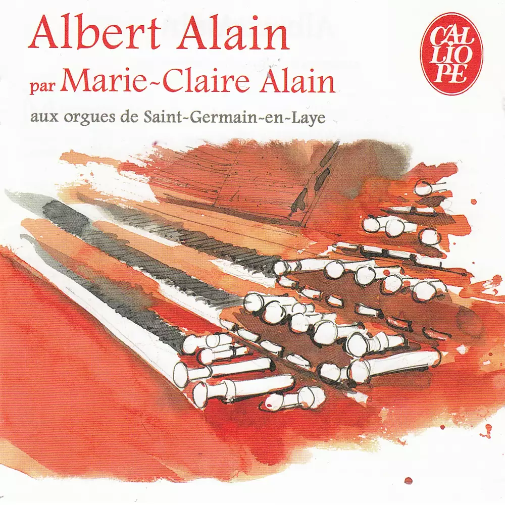 Albert Alain par Marie-Claire Alain aux orgues de Saint-Germain-en-Laye