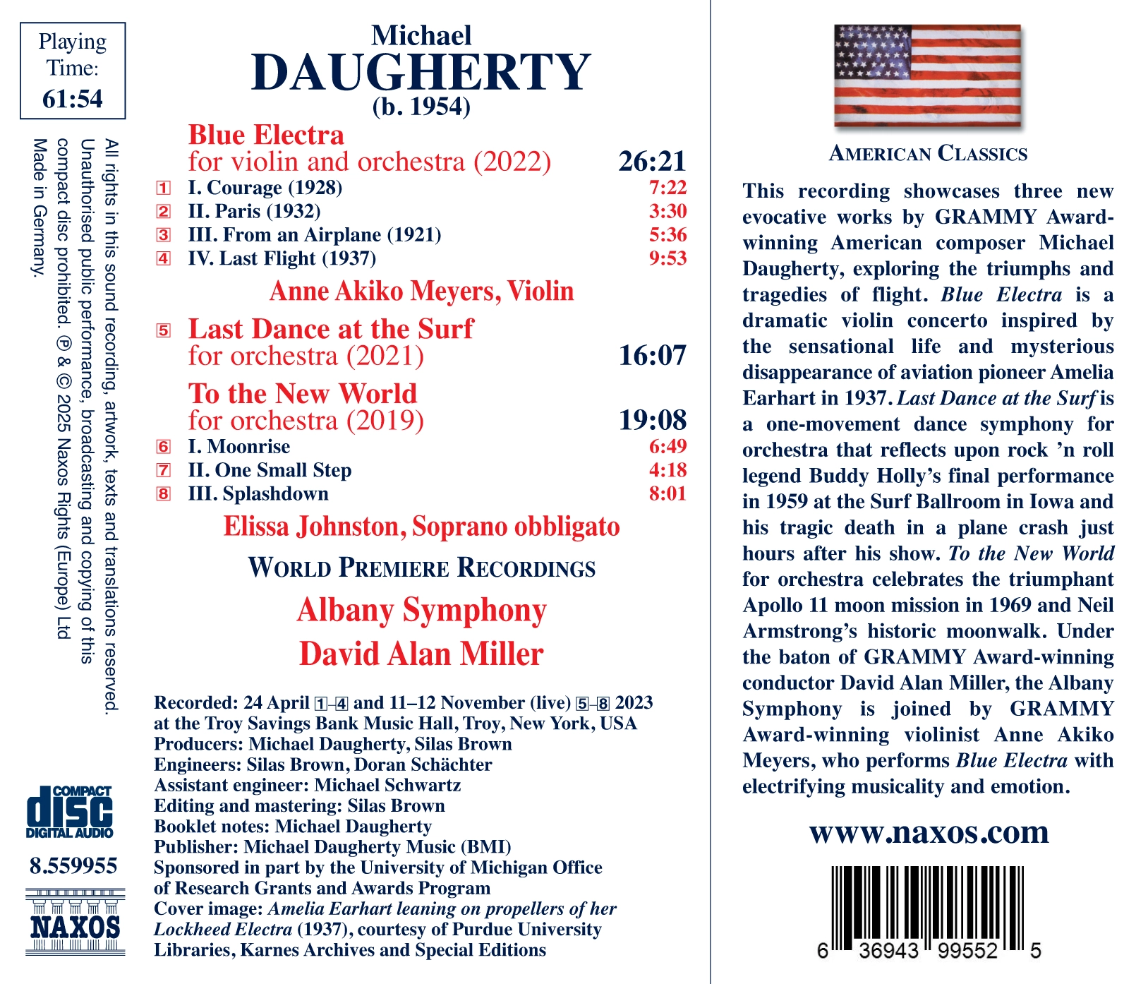 Daugherty: Blue Electra
