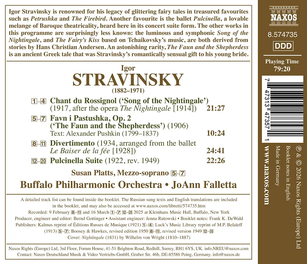 Stravinsky: Fairy Tales