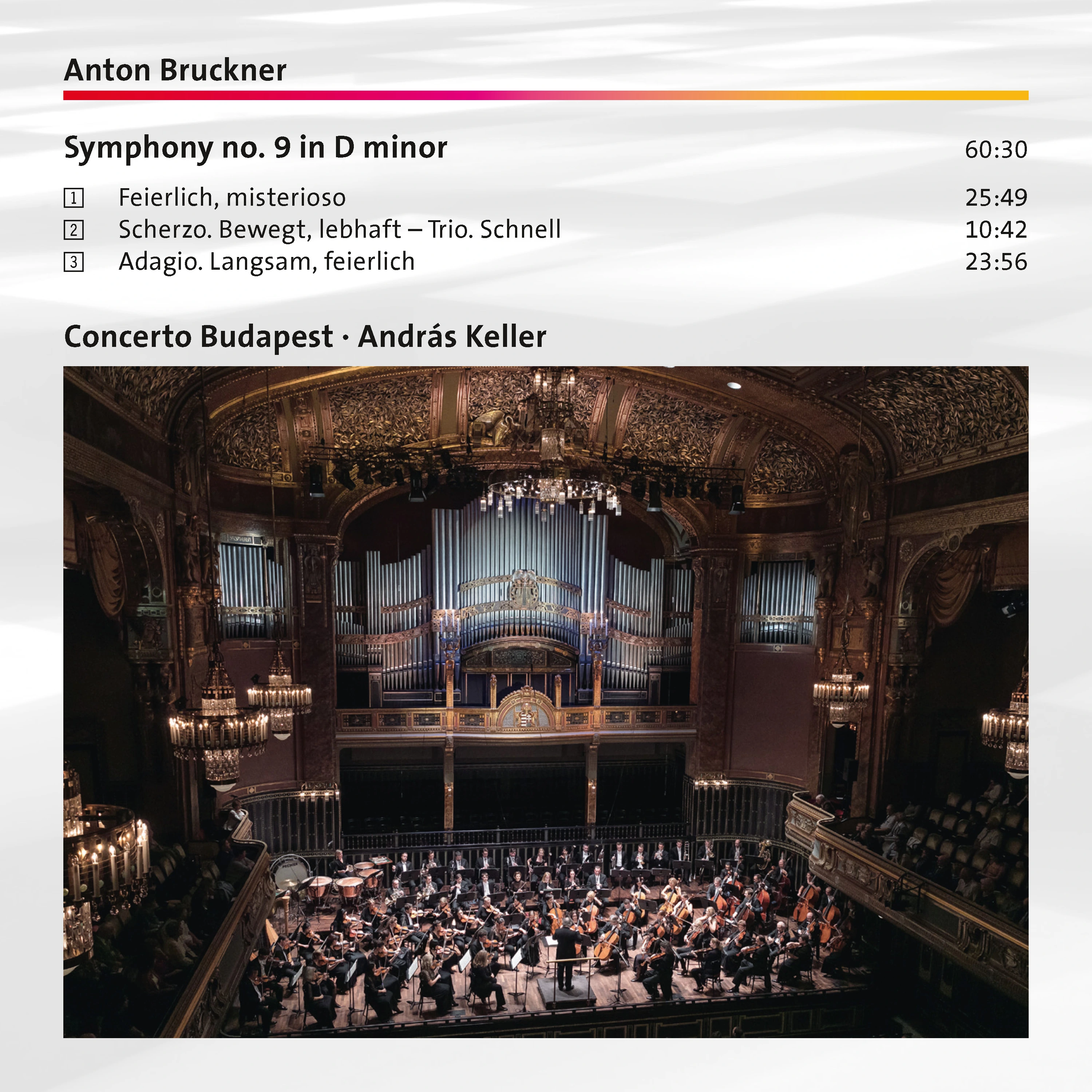 Anton Bruckner: Symphony no. 9 in D minor