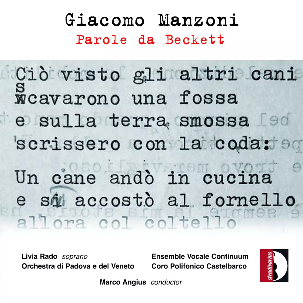 Giacomo Manzoni: Parole da Beckett