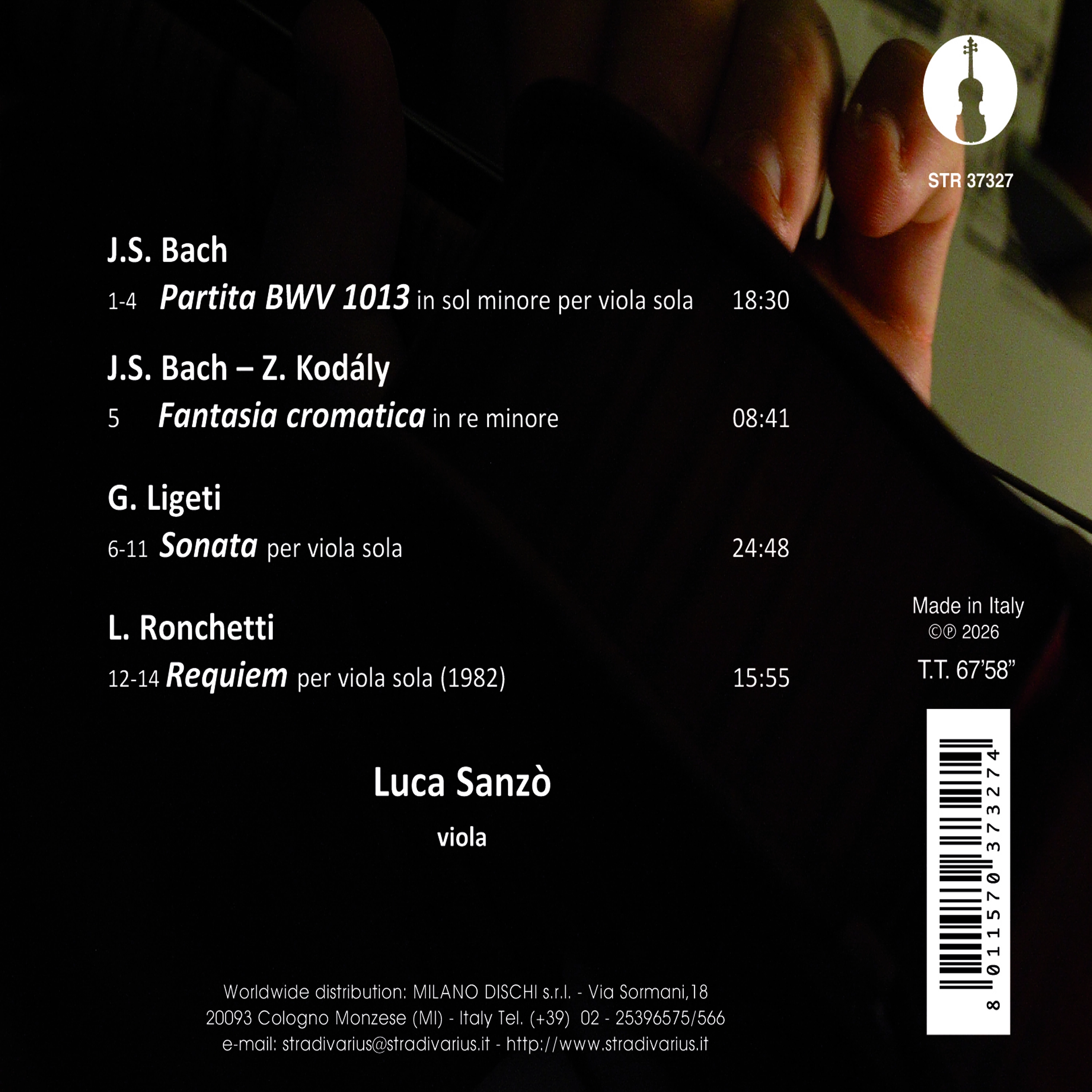 Bach-Kodaly-Ligeti-Ronchetti