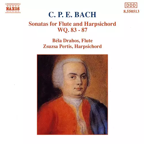 Bach, C.P.E.: Sonatas for Flute and Harpsichord, Wq. 83-87