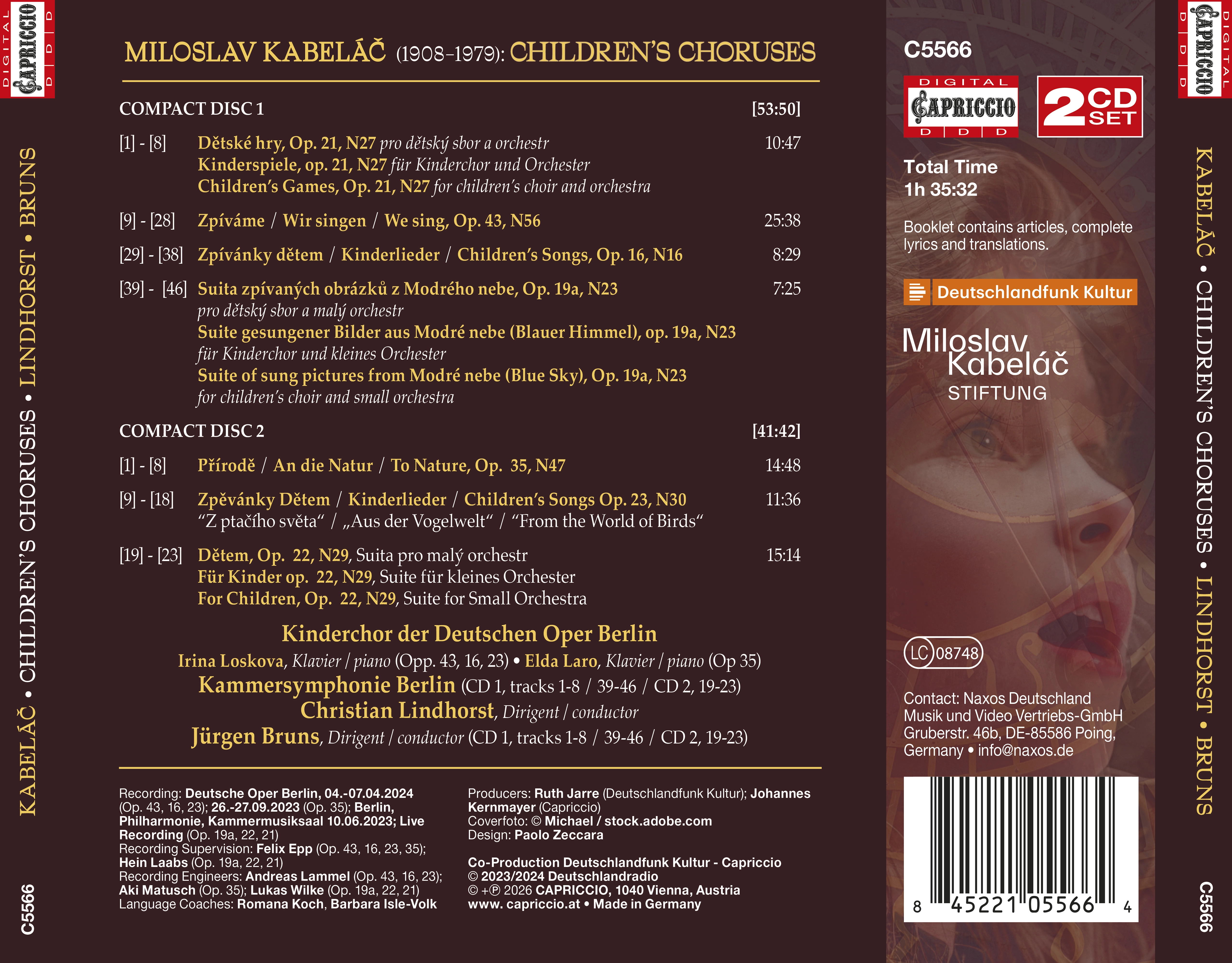 Miloslav Kabeláč: Children's Choruses