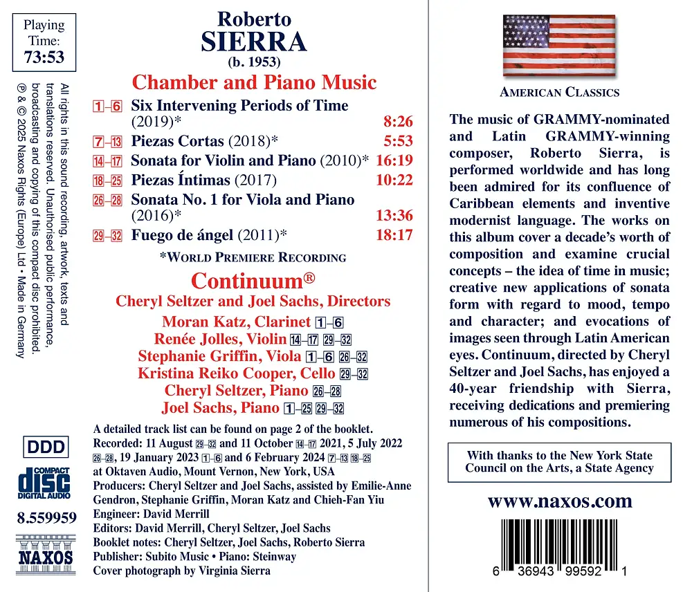 R. Sierra: Chamber & Piano Muisc