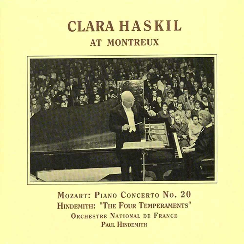 Mozart: Piano Concerto No. 20 / Hindemith: 4 Temperaments (Haskil, Hindemith) (1957)