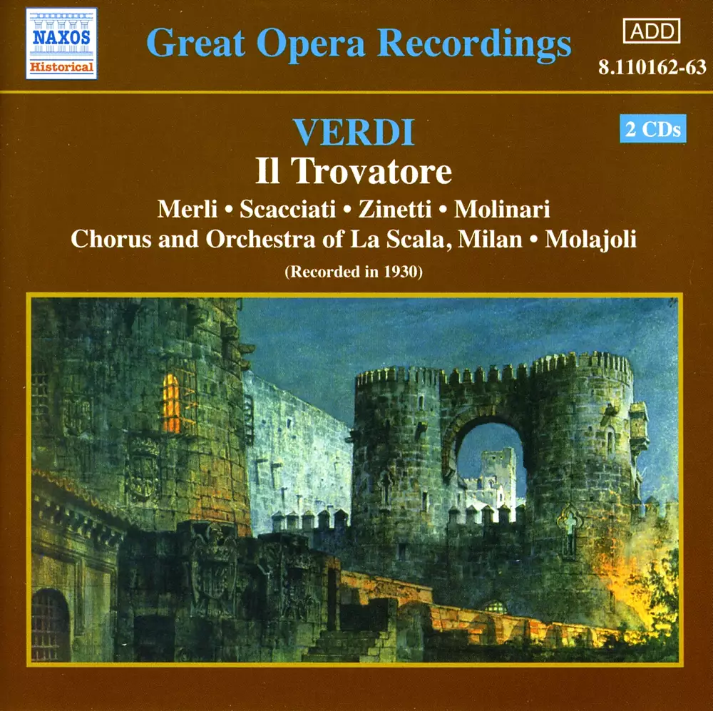 Verdi: Trovatore (Il) (La Scala, Molajoli) (1930)