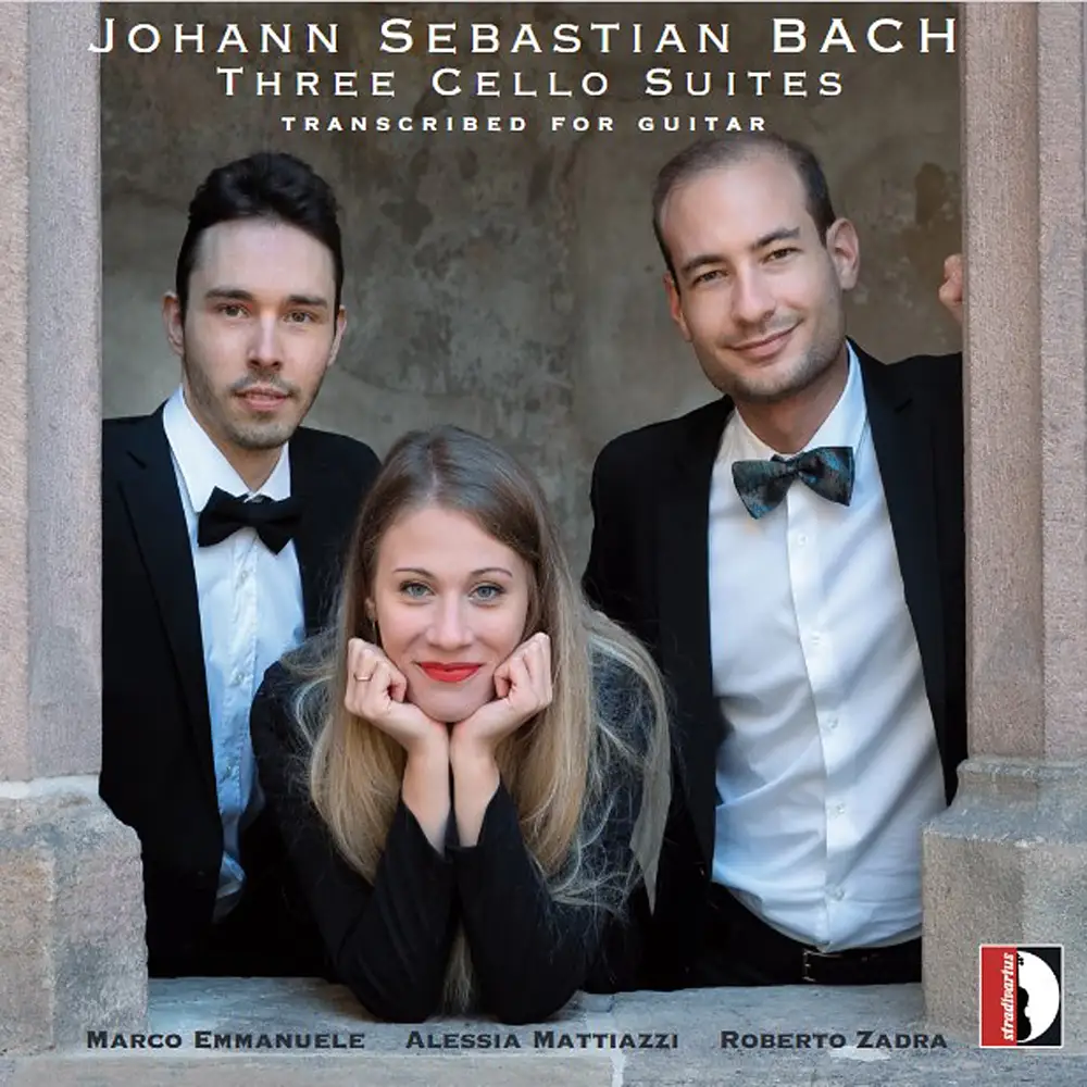 J.S.BACH: Three cello suites transcribed for guitar