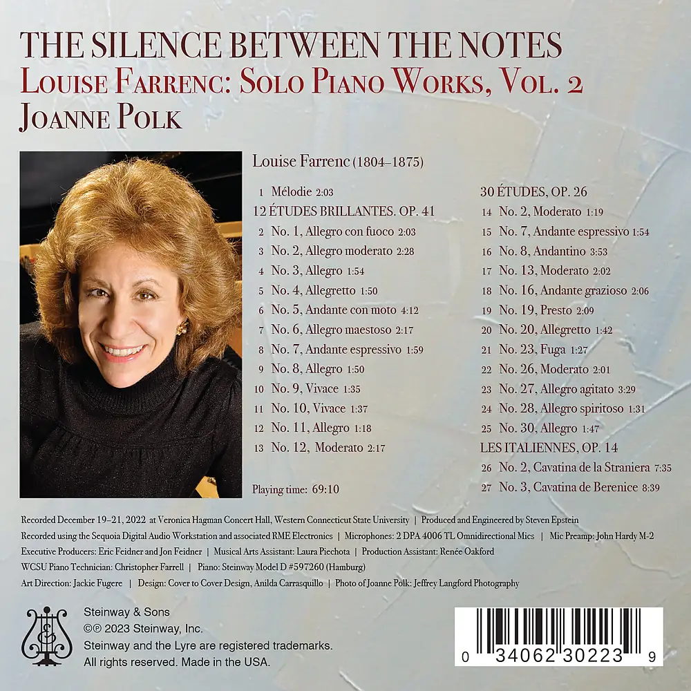 The Silence Between the Notes - Louise Farrenc: Solo Piano Works, Vol. 2