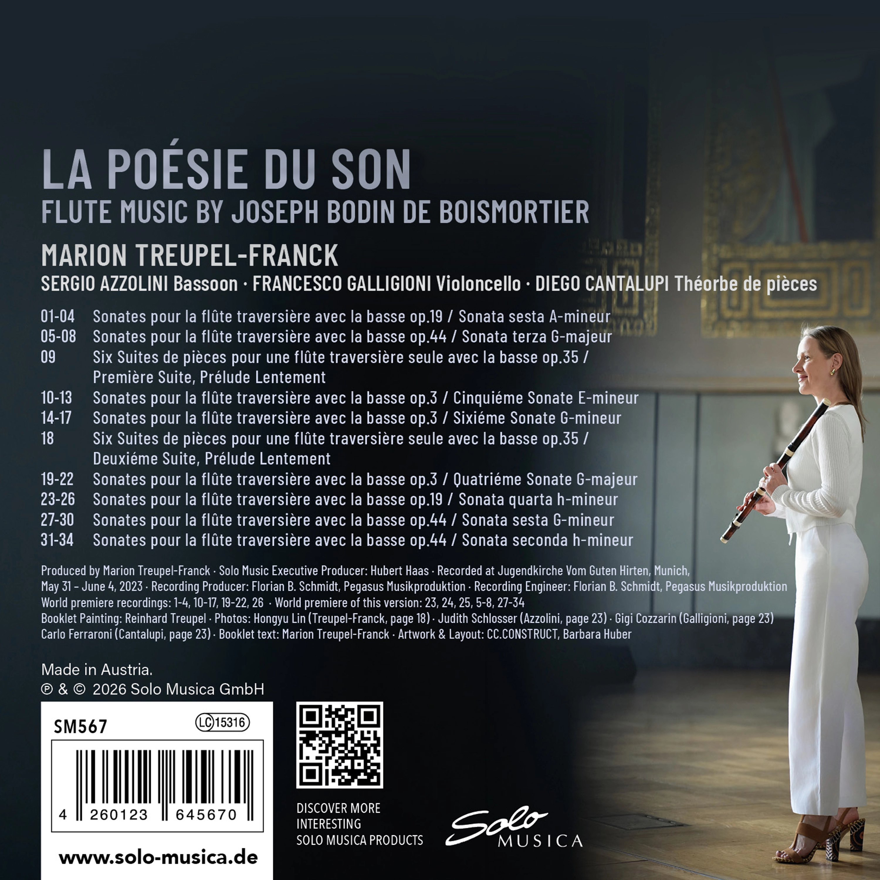 La poésie du son - Flute Music by Joseph Bodin de Boismortier