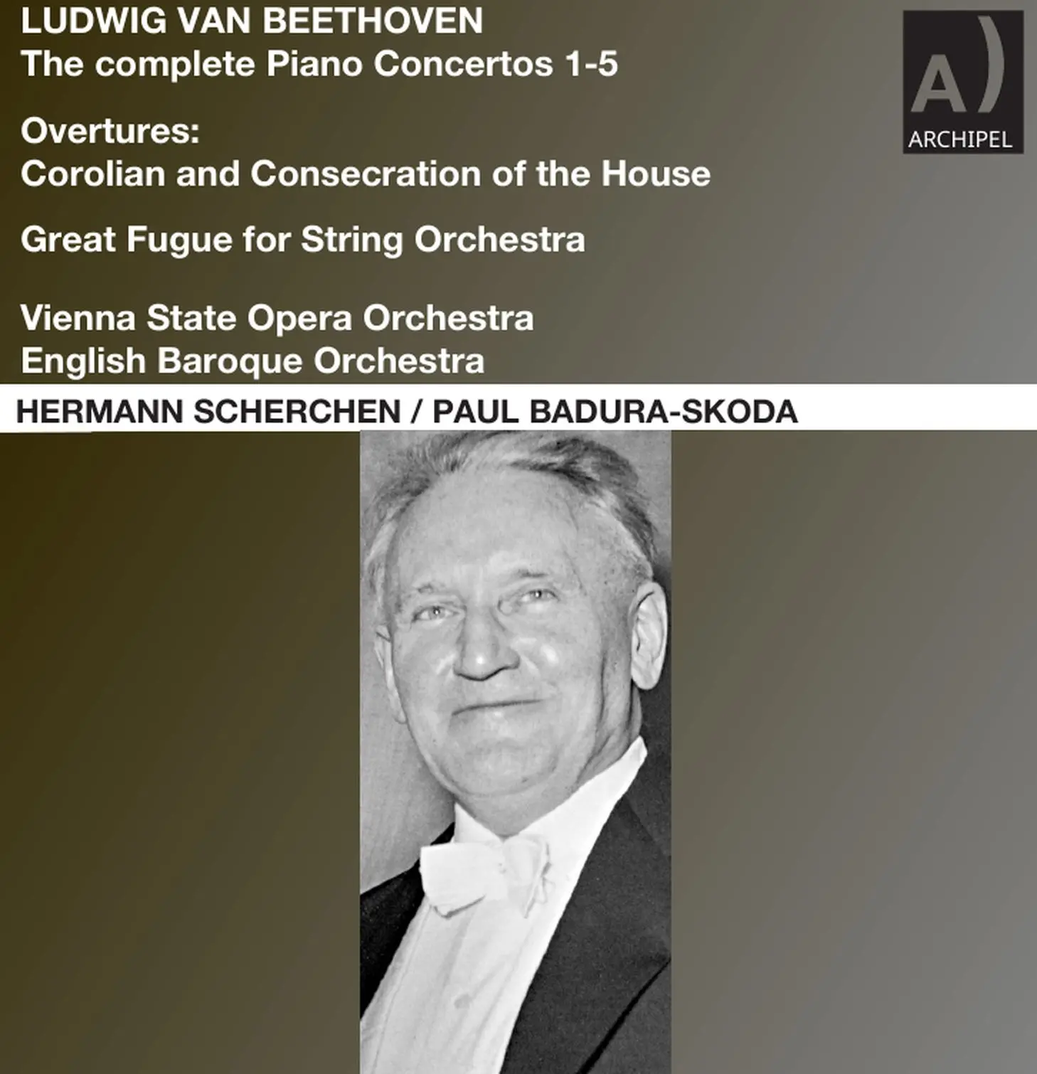 Beethoven the 5 Piano Concertos conducted by Hermann Scherchen