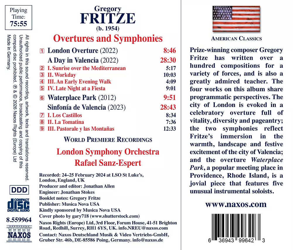 Fritze: Overtures & Symphonies