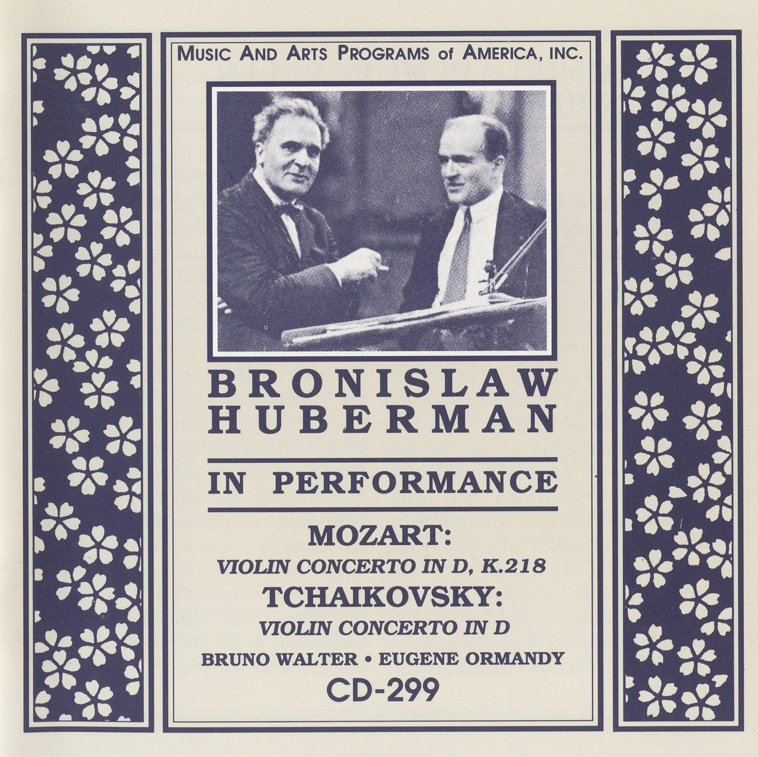 Bronislaw Huberman in Performance