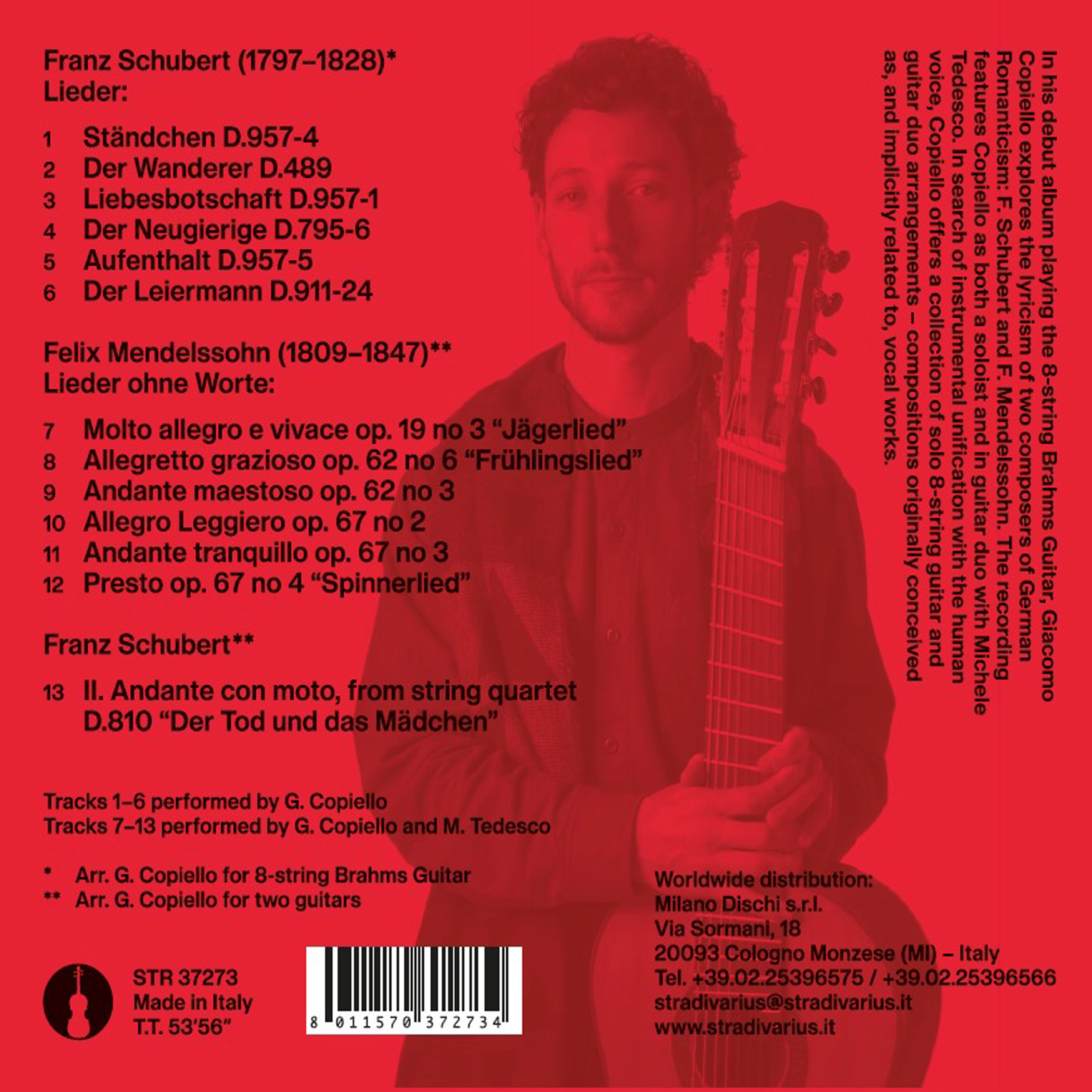 Franz Schubert | Felix Mendelssohn: Lieder