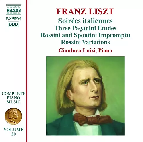 Liszt, F.: Soirées Italiennes / Paganini Etudes / Impromptu Brillant Sur Des Themes De Rossini Et Spontini
