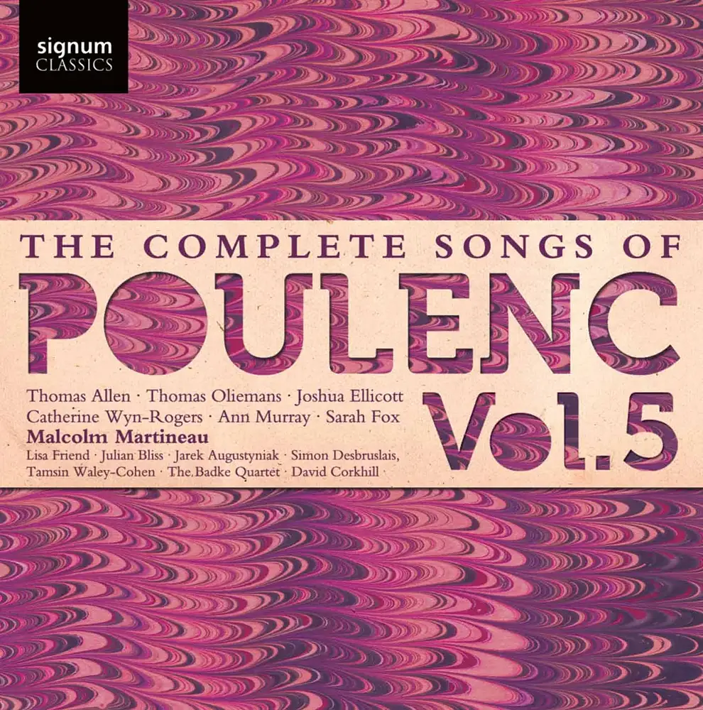 Poulenc: The Complete Songs, Vol. 5