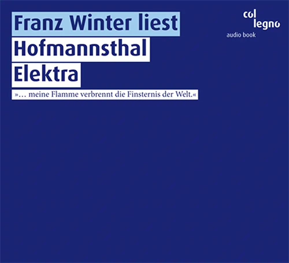 Hofmannsthal: Elektra (Opera Libretto reading)