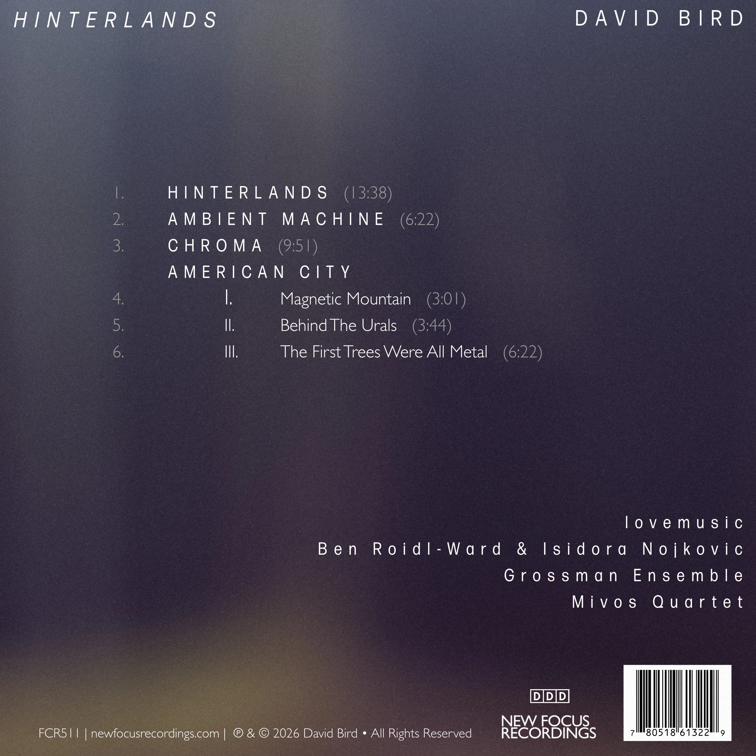 David Bird: Hinterlands