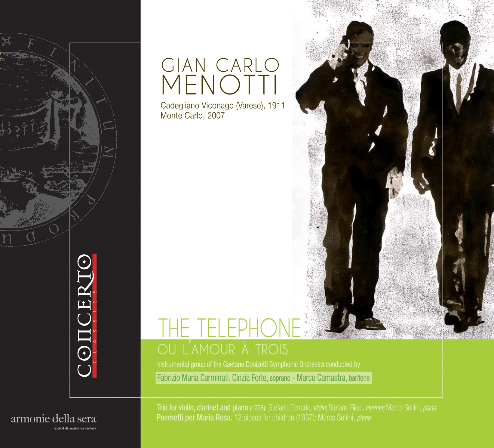Menotti: The Telephone, Trio & Poemetti