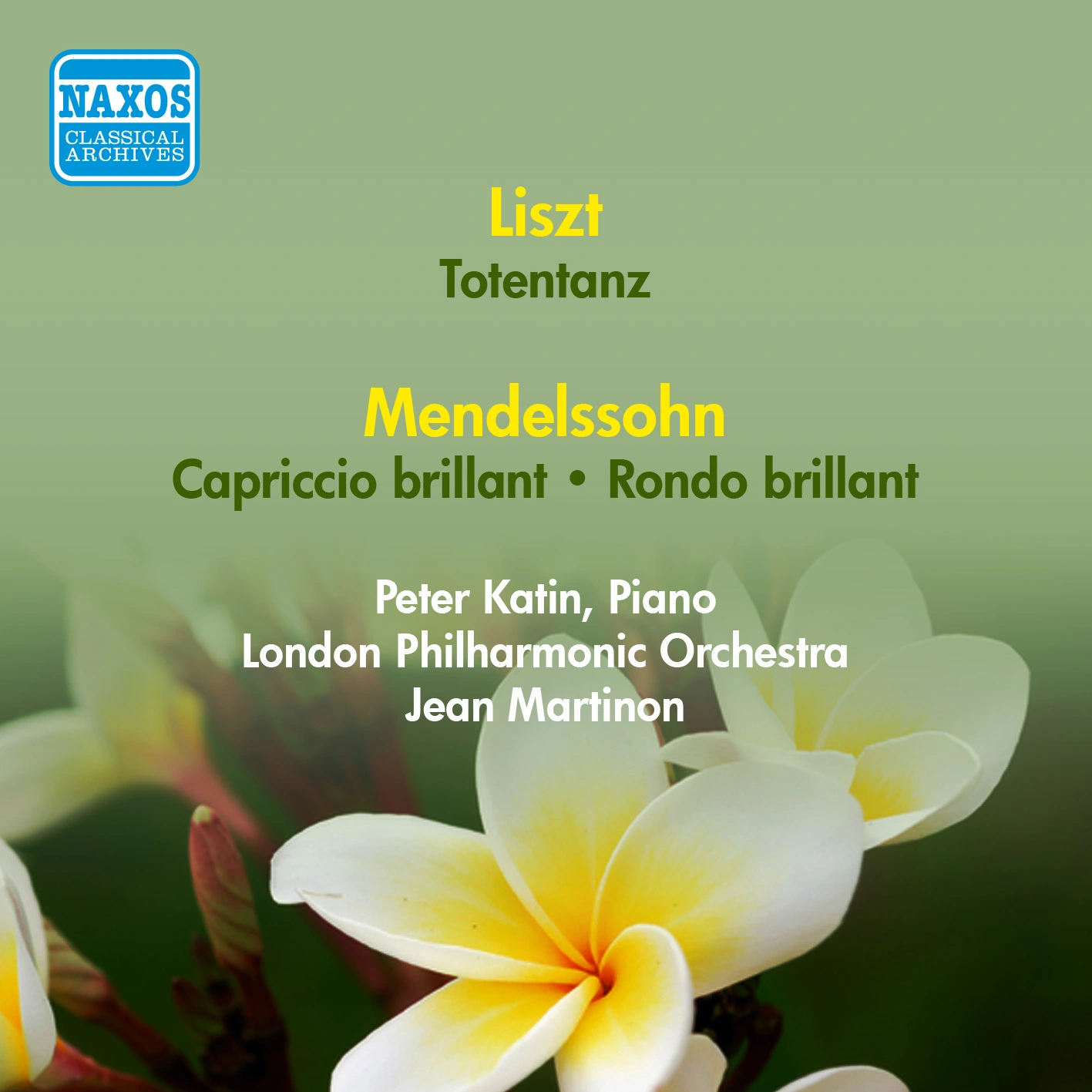 Liszt, F.: Totentanz / Mendelssohn, F.: Capriccio Brillant / Rondo Brillant (Katin, London Philharmonic, Martinon) (1954)