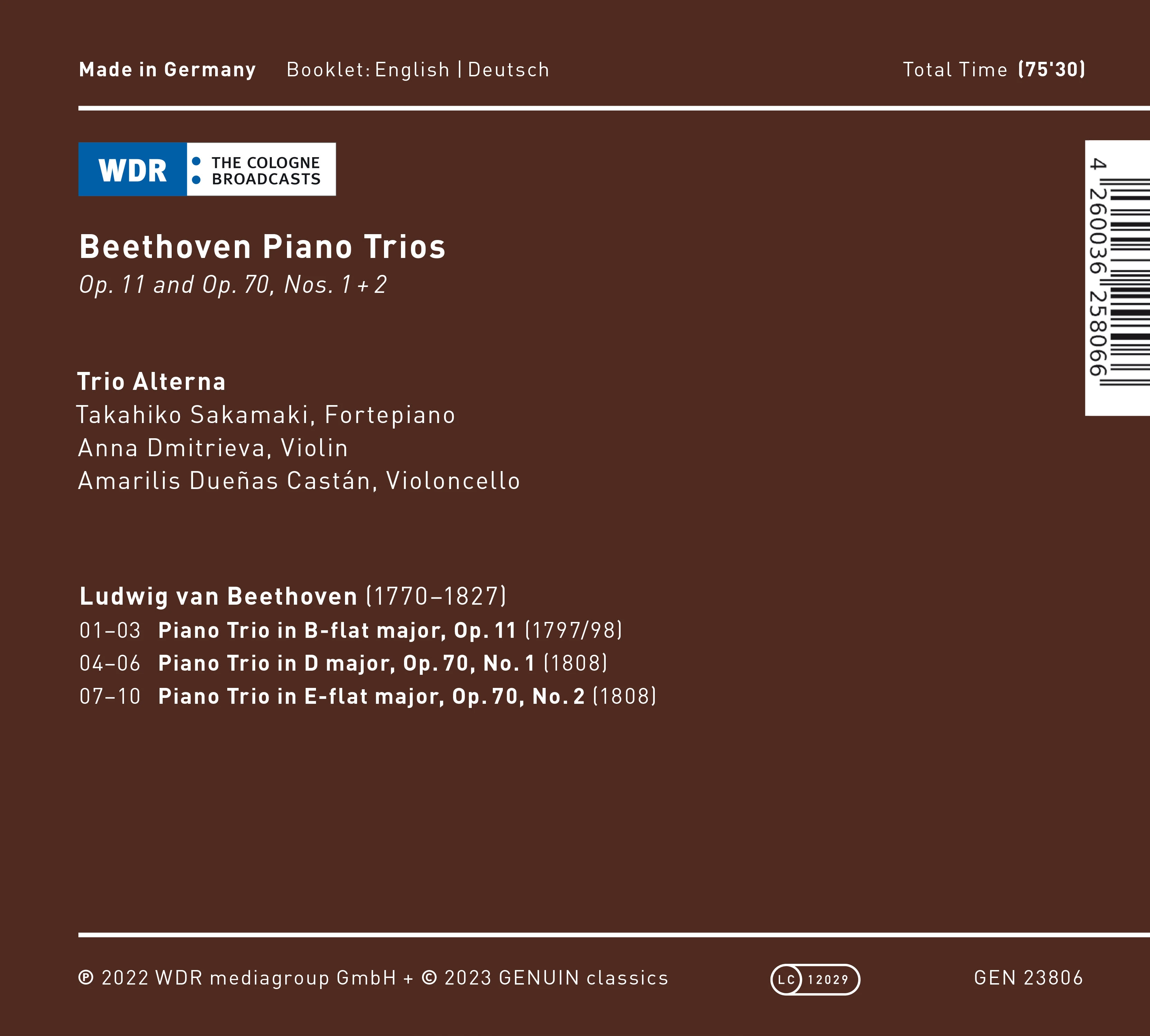 Beethoven Piano Trios