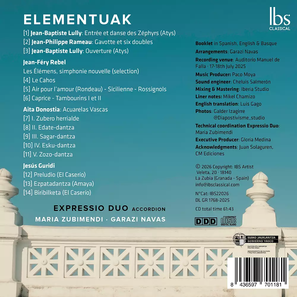 Elementuak: Accordion Duo Transcriptions