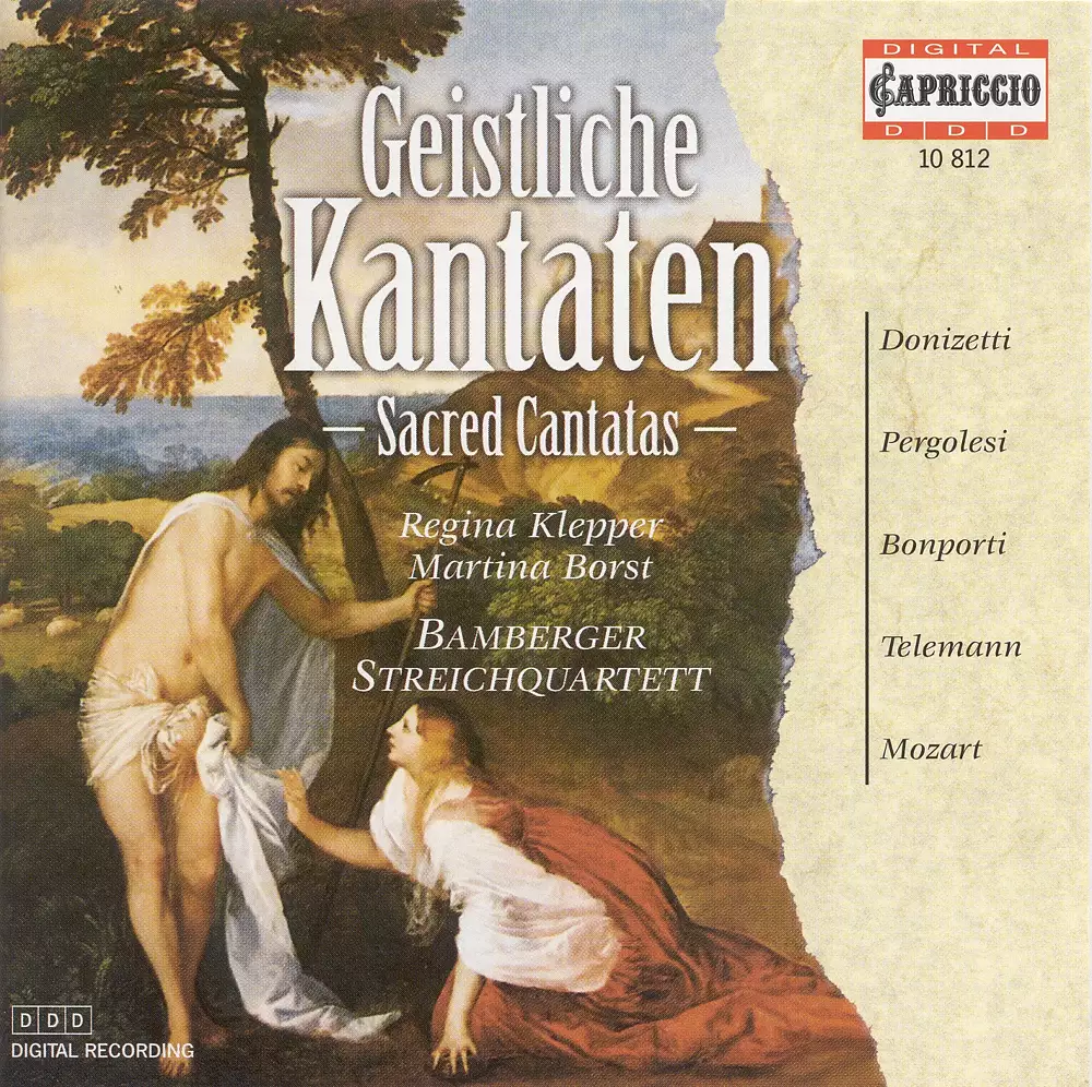 Donizetti, G.: Parafrasi Del Christus / Pergolesi, G.B.: Salve Regina in C Minor / Bonporti, F.A.: Mittite Dulces / Telemann, G.P.: Was Ist Das Herz?