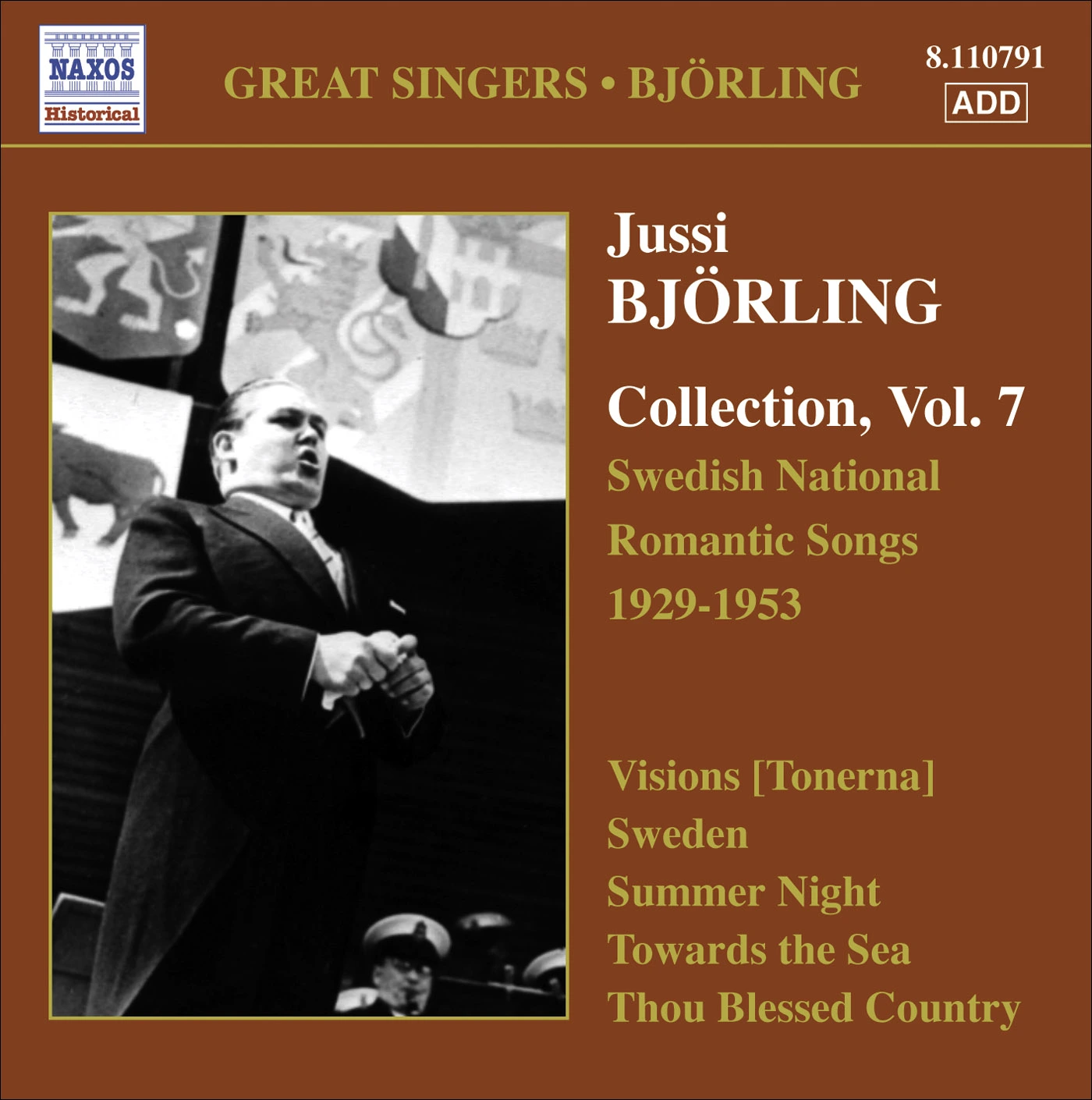 Björling, Jussi: Björling Collection, Vol. 7 - Swedish National Romantic Songs (1929-1953)