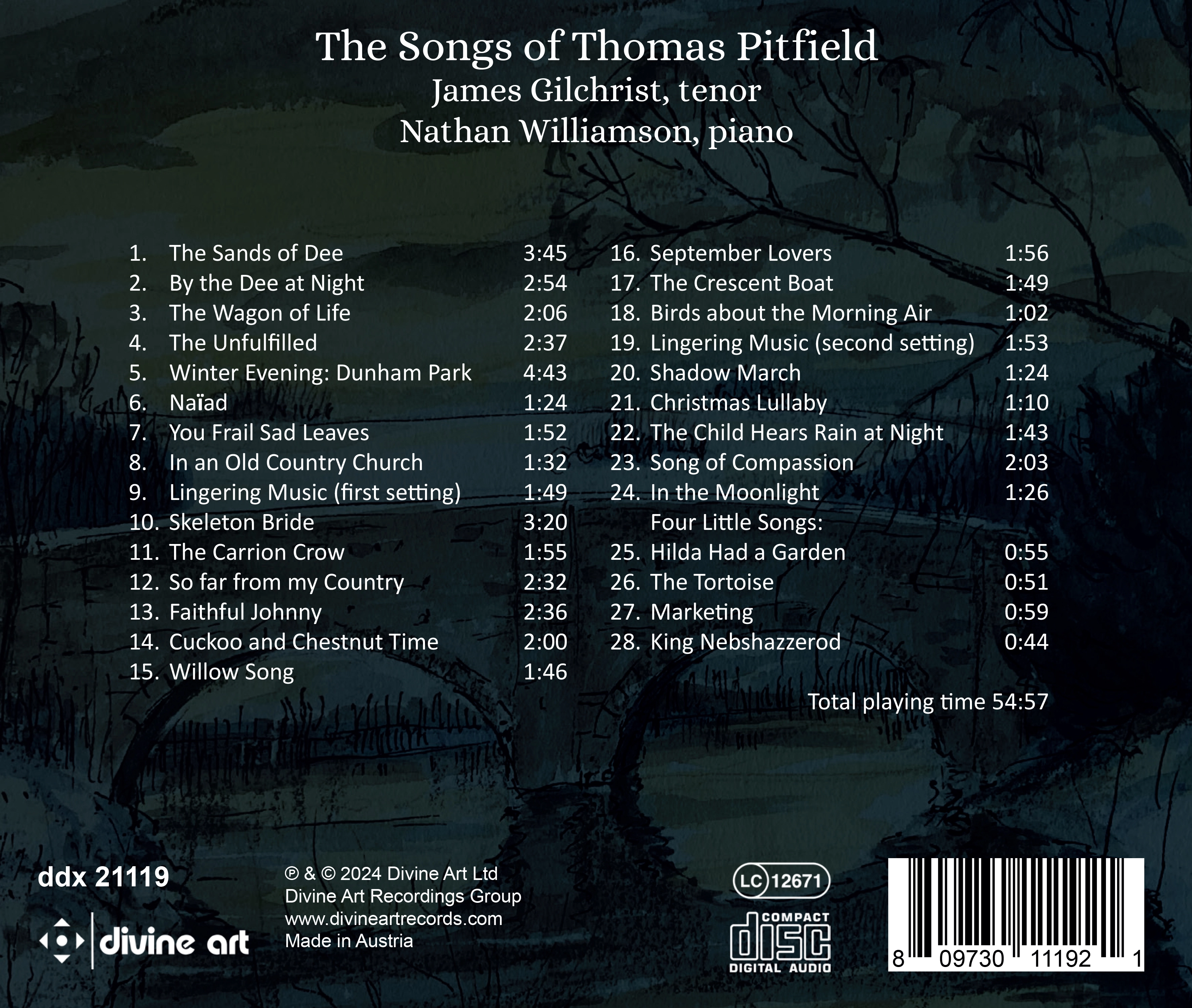 The Songs of Thomas Pitfield