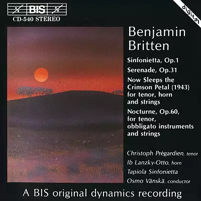 Britten - Sinfonietta, Op.1